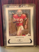 2009 Donruss Classics Glen Coffee #189 RC  San Francisco 49ers Serial 189/999 - £1.56 GBP