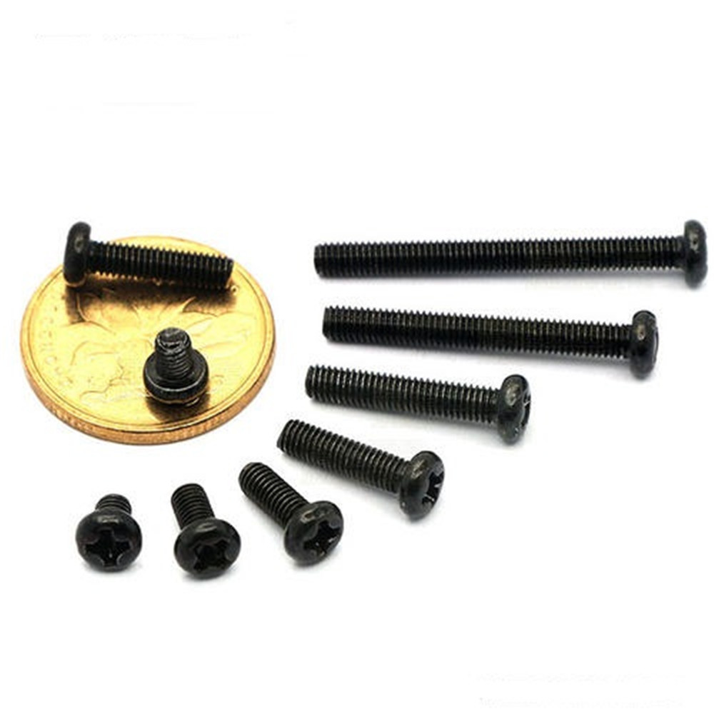 M2/M2.5/M2.6 Cross Recessed Raised Counter Screw Phillips Pan Head Screw DIN7985