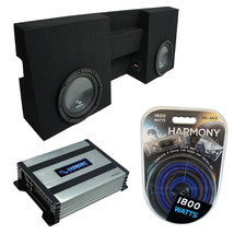 05-Up Toyota Tacoma Double Cab Truck Harmony R104 Dual 10&quot; Sub Box &amp; Ha-... - $448.99