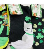 Rugrats ST. PATRICKS DAY socks 9 Pairs Clovers Cats Irish Rainbows Hats - $16.82