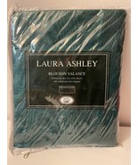 Laura Ashley Vintage Blouson Valance Curtain Salon Viridian Hunter Green - £22.43 GBP