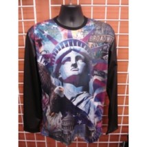 Statue of liberty long sleeve Sublimation T-SHIRT NYC sublimation T shir... - $17.14