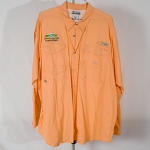 Columbia PFG Men&#39;s Long Sleeve Fishing Gear Shirt 2XL Sampson Cay Bahamas - $67.30