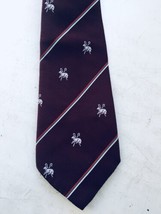 Macaseta Red Lamb Shepherd Logo Men’s Necktie Tie ETY - $9.93