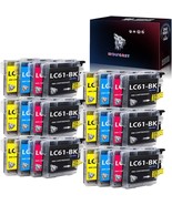 Wolfgray Compatible LC61 LC65 Ink Cartridges 24 Pack Replacement for Bro... - £49.40 GBP