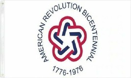 3X5 American Bicentennial 1776-1976 White Usa Flag 100D Banner Grommets - £15.62 GBP