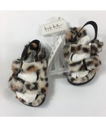 Nicole Miller Toddler Girls Leopard Slide Sandals Faux Fur Buckle Strap ... - $22.19 CAD