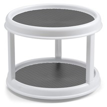 1 Pack 2 Tier 10&quot; Turntable Lazy Susan Organizers, Rotating Spice Rack S... - £14.90 GBP