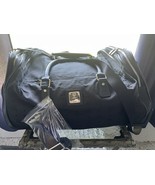 MCM Black Viestos Carry-On Luggage with Wheels Canvas W/COA - $12,892.23 MXN