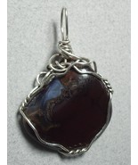 Jemel .925 SS Wire Wrapped Hema Jasper Pendant - £35.97 GBP