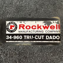 Rockwell 34-960 Tru-Cut Dado With Box For Radial And Table Saws Dial The... - $22.79