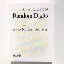 A Million Random Digits with 100,000 Normal Deviates by Rand Corporation... - £49.66 GBP
