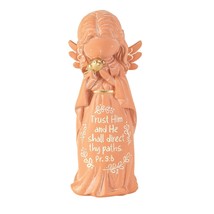 Angel Figurine Trust The Lord Proverbs32 - $11.29