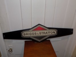 Vintage Briggs &amp; Stratton Sticker on Metal Sign - $59.40