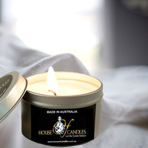 Egyptian Cotton Scented Tin Candles Hand Poured Vegan Friendly Eco Soy - £14.98 GBP+