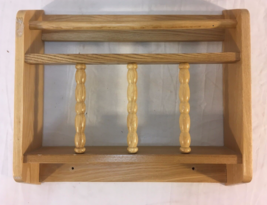 Natural Wooden Wall Hanging 12&quot; X 11&quot; X 3&quot; Ammo Organizing Supplies Rack - €14,42 EUR