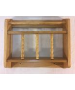 Natural Wooden Wall Hanging 12&quot; X 11&quot; X 3&quot; Ammo Organizing Supplies Rack - $306.47 MXN