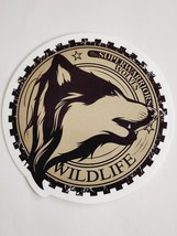 Wolves Wildlife with Wolf Head Super Cool Sticker Decal Animal Embellishment - £1.76 GBP