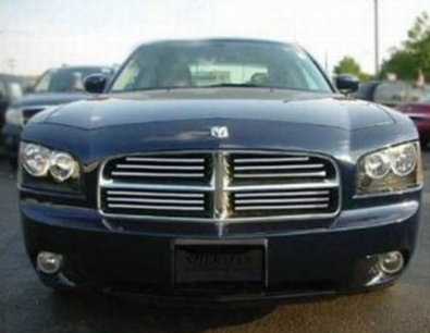 Fits 2006-2010 DODGE CHARGER CHROME GRILL GRILLE KIT 2007 2008 2009 06 07 08 09  - $30.00