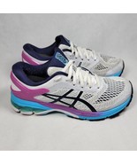 Asics Womens Gel Kayano 26 1012A457 White Running Shoes Sneakers Size 8.5 - £33.78 GBP