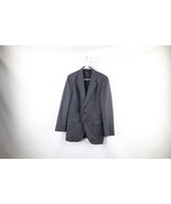 Vintage 70s Streetwear Mens 36R Wool Striped 2 Button Suit Jacket Sport ... - $54.40
