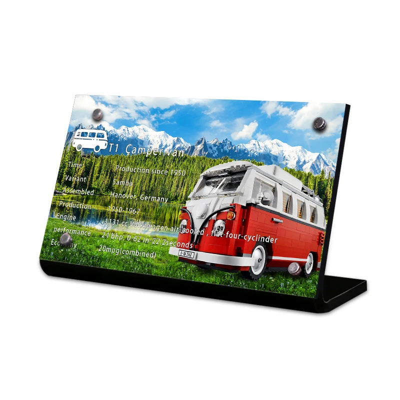 The Acrylic Display Stand Brand for 10220 Volkswagen T1 Camper Van Toys ... - £15.52 GBP