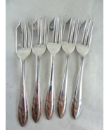 Antique Sheffield England Silverplate Small cake dessert forks Lonely se... - $485.32 MXN