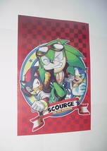 Sonic the Hedgehog Poster # 4 Scourge the Evil Anti-Hedgehog Movie 2 Sega Prime - £17.27 GBP