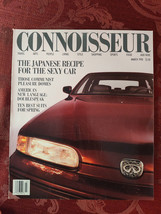 Rare CONNOISSEUR Magazine March 1990 Japanese Luxury Cars - £12.95 GBP
