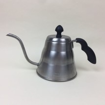Gooseneck Kettle Stainless China Pour Over Coffee / Tea Kettle w/ Black Handle - £14.00 GBP