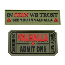 in Odin We Trust Ticket to Valhalla Admit One Patch (Bundle PVC Rubber- Mtu2-W3) - £11.95 GBP