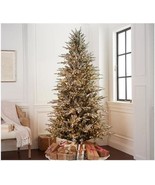 Bethlehem Lights Micro LED 7&#39; Flocked Christmas Tree Multicolor RGB With... - £504.21 GBP