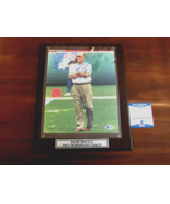 DON SHULA HOF 77 MIAMI DOLPHINS 72 SBC SIGNED AUTO COLOR PHOTO ON PLAQUE... - $3,763.16 MXN