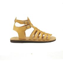 Leder Herren Griechische Sandalen Handarbeit - $55.95