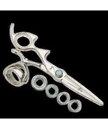 Shark Fin swivel shear left ldssssl55 best professional hairdressing sci... - $12,545.04 MXN