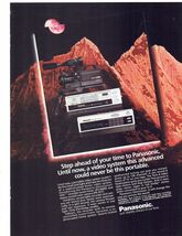 1983 Panasonic Panasonic PV-6600 PK-957 Tuner Print Ad VHS Camcorder 8.5... - $19.75