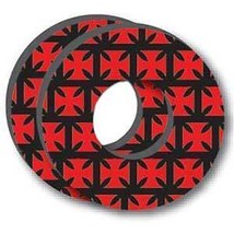 New FX Factory Effex MX Moto Grip Foam Donut Donuts Pair Iron Cross Doughnuts - £3.89 GBP