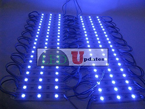 40ft Storefront 80 pieces Blue 5050 LED Light module with UL 12v 6 Amps AC Po...