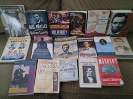 Abraham Lincoln Books Lot Of 17 Slavery Biography Freedom Assassination  - £77.89 GBP