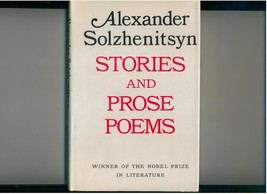 Solzhenitsyn Stories &amp; Prose Poems 1971 Nobel Prize winner - £9.48 GBP