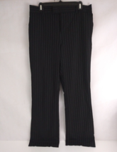 Duo Maternity Stretch Women&#39;s Pinstripe Slacks Pants Size Medium - £10.85 GBP