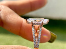 3.00 carat Marquise Shape Lab Grown Diamond ring Engagement Ring 14K Gol... - $318.00