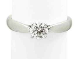 Tiffany &amp; Co 0.30ct tw Diamond Platinum &quot;Harmony&quot; Ring Size 4.5, Box &amp; Papers - £2,067.34 GBP