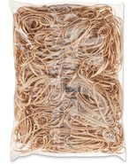 Rubber Bands, Size 33 (3-1/2 x 1/8 Inch), 600 Bands/1 lb Pack, 3-Pack, Tan - $32.18
