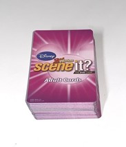 Scene It Disney 2nd Edition Trivia DVD Board Game 2007 Adult Cards Only - $9.15