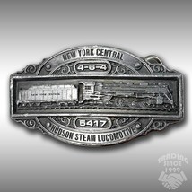 Vintage Belt Buckle 1985 New York Central Freight 4-6-4 Train Engine Hudson - $45.52