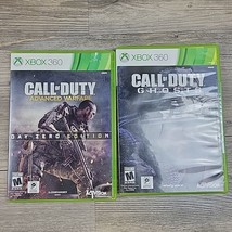 Call Of Duty XBOX 360 Video Game Lot Of 2 Advanced Warfare Ghosts Untested - £8.04 GBP