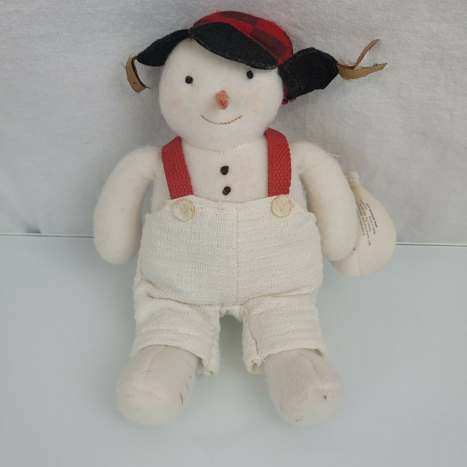 Coldwell Snowman 10" Plush Stuffed Hallmark Winter Christmas Decoration Frosty - £31.64 GBP