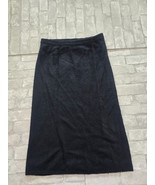 Chaus Pencil Skirt Women’s Medium Charcoal Gray Lambswool Angora Rabbit ... - $29.99