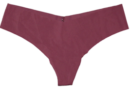 Aerie Women&#39;s SMOOTHEZ No Show Thong Underwear Dark Plum Size XS - £4.71 GBP